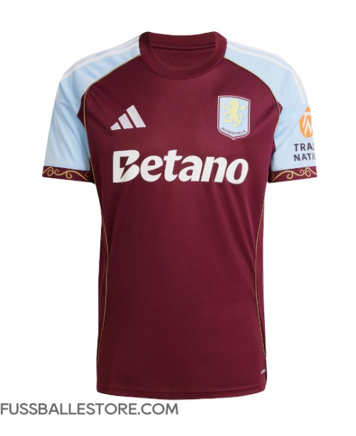 Günstige Aston Villa Emiliano Buendia #10 Heimtrikot 2025-26 Kurzarm Günstige Aston Villa Emiliano Buendia #10 Heimtrikot 2025-26 Kurzarm